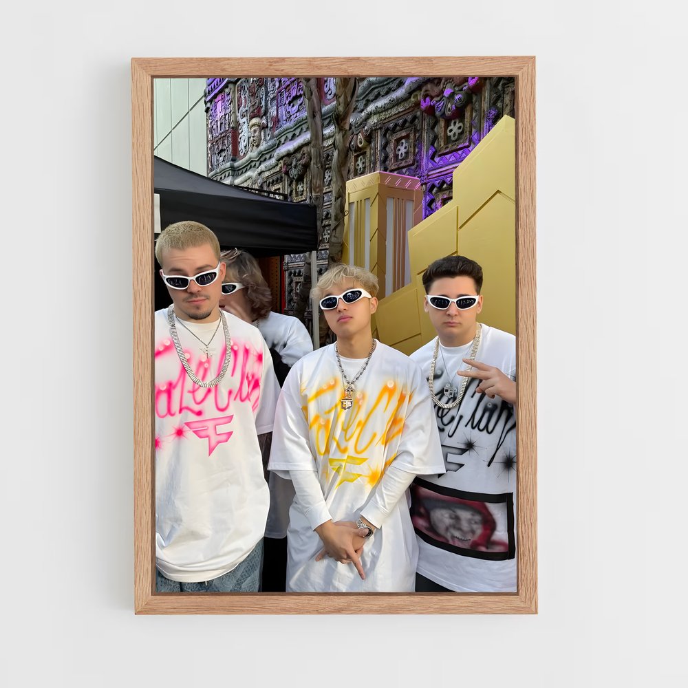 Poster Faze Crew – affiche Esports (vue 4)